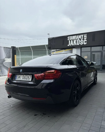 BMW Seria 4 cena 93000 przebieg: 140000, rok produkcji 2015 z Warszawa małe 154